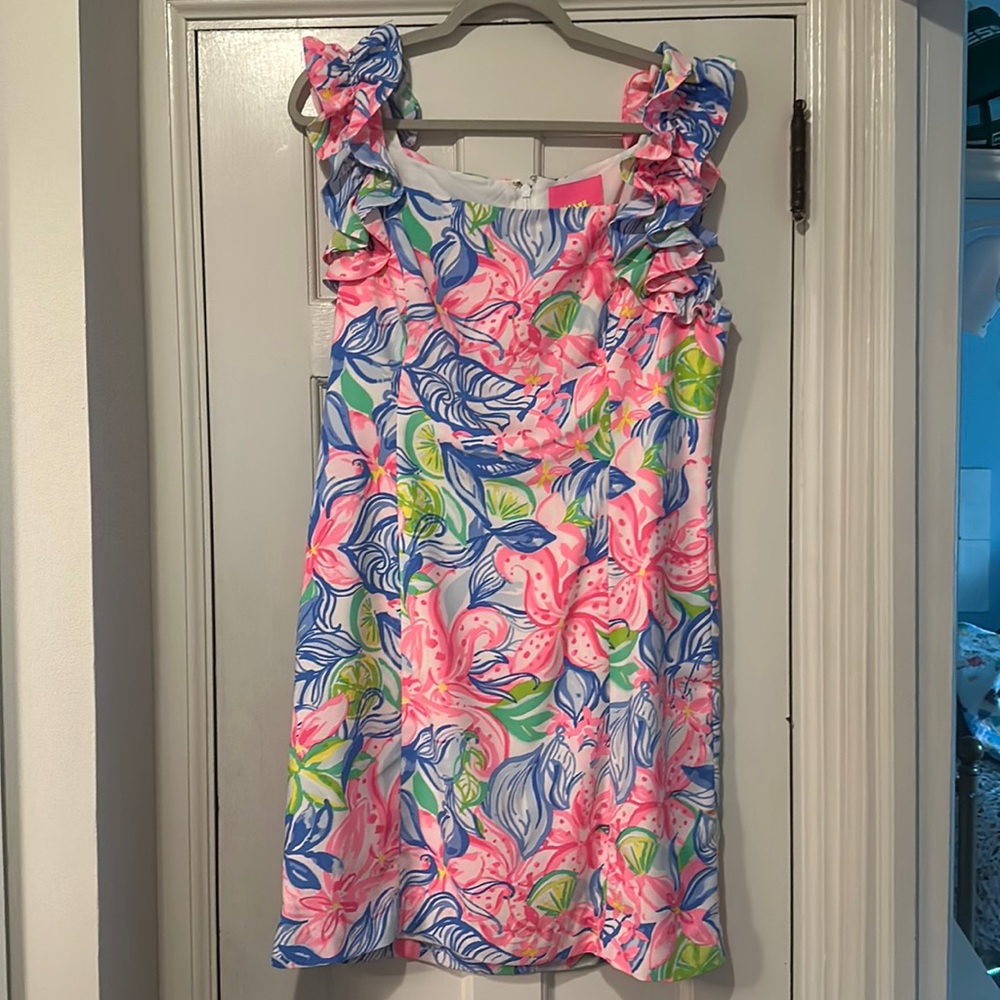 Floral ruffled strap  Lilly Pulitzer Dress